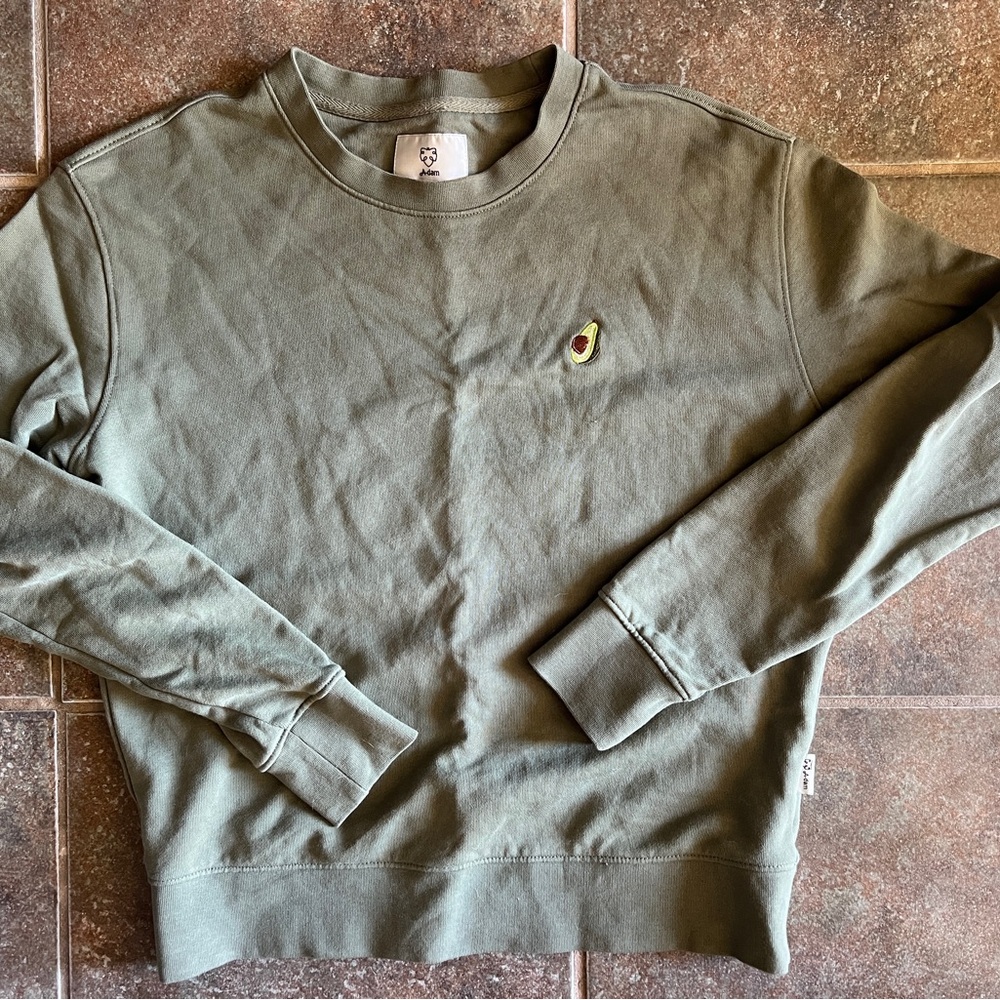 Adam Sage Green Crewneck Sweater